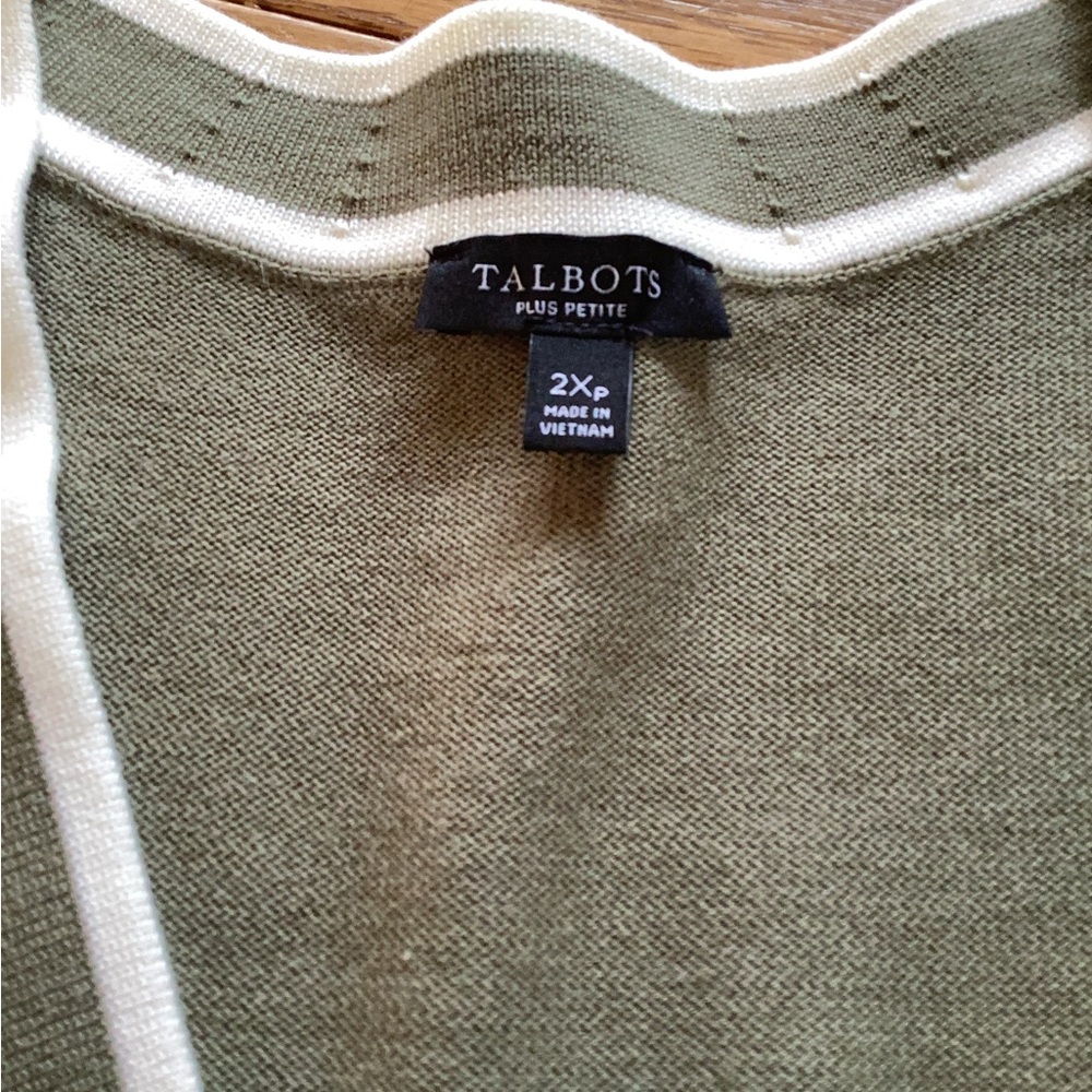 Talbots Plus Size Cardigan - Picture 4 of 6